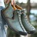 Men's Martin Boots Spring And Autumn Plus Size Zipper Men's Boots Outdoor Leisure Hand-Stitched Worker Boot_vogvips.com