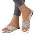 Women's Flat 2025 Summer New Style European And American Foreign Trade Large Size Fashionable Outdoor Square-toed Size 43_vogvips.com