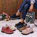 Women's Lace Up Loafers British Style Low Top Shoes Spring New Style_vogvips.com