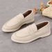 SHLIANG Social Suede Driving Shoes Leather Women Casual Shoes Brand Design Soft Women Loafers Moccasins Slip On Leisure Walking Shoes Y0269_vogvips.com
