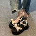 Bow Word With Thick Sole Small Height Increase Sandals Women's Versatile Muffin Roman Women's Shoes_vogvips.com