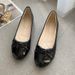 Korean Fashion Large Size Women's Casual Shoes Round Toe Flat Set Foot Bow Detail Synthetic Upper_vogvips.com
