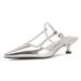 Qianluhui Niche Woven Hollowed-Out Closed-Toe Slippers, Vintage Chic Fashionable Women's Outdoor Sandals_vogvips.com