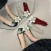 Transparent Crystal Jelly Sandals Hollow Out Slippers Korean Style Flat Shoes Womens Square Toe Shallow Slip On Ballet_vogvips.com