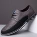 Men's Brogue Leather Shoes Business Casual Oxford Shoes With Comfortable Sole_vogvips.com