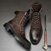 European Warm Series Genuine Leather Martin Winter Fleece-Lined British Style High-Top Work Thick-Soled Military Mid-Cut Motorcycle Boots For_vogvips.com