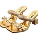 Plus-size Women's 2025 New Cross-border Model With Metal Buckle, Unique High Heel, Suitable Outdoor Wear, Rhinestone_vogvips.com