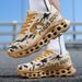 Men's Casual Shoes Camouflage Sports Shoes Breathable Cushioned Outdoor Men's And Women's Trendy Casual Marathon Running Shoes_vogvips.com