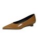 6500 European American Style Banquet Women's Shoes, Pointed Toe Slip-on, Casual And Versatile, Height-increasing Wedge_vogvips.com