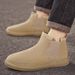New Leather Spring Men's Shoes High-top Men's Heightening Tooling Martin Boots_vogvips.com