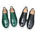 New Men's Shoes With Bowknot, Trendy British Style Slip-On Loafers_vogvips.com