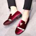Lefu Shoes Gold Tiger Head Buckle Extra Large_vogvips.com