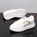 Unisex Classic Chunky Sole Platform Sneakers, Genuine Leather & Mesh Fashion Lace-Up Shoes For Men And Women, Flat & Height Increase Options_vogvips.com