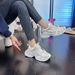 Women's Fashion Sneakers With Crystal Rhinestones, Breathable Mesh Upper, Lightweight Platform Shoes For Summer, Casual Walking Shoes_vogvips.com