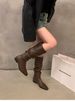 Slouch Women 2024 New Summer Autumn Long Over-the-Knee High Slim Riding Boots_vogvips.com