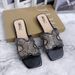 Women’s Shoes New Summer Fashion Small Heel Design Flat Slippers Slipper Sequin High End Slippers_vogvips.com
