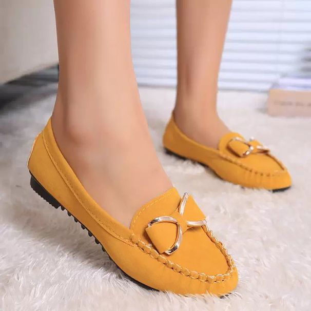 Ladies Casual Shoes Sneakers Women's Black Work Flat Shoes_vogvips.com