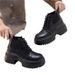 Guangzhou Genuine Leather Women's Martin 2025 Autumn And Winter New 7Cm New Thick-Soled Mid-Top Short Boots_vogvips.com