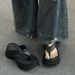 EVA Thick-soled For Women 2026 New Popular Model, Height-increasing, Non-slip, Fashionable And Simple Women's Flip-flops_vogvips.com