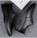 Leather Shoes Thin Leather Formal Men's Shoes Soft Sole Strap And Single Layer Leather Men's Casual Shoes_vogvips.com