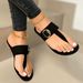 Women's Slippers European And American Foreign Trade Large Size Flat T-Shaped Wish Women, Independent Brand Beach Sandals For Women_vogvips.com
