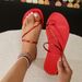 Foreign Trade Cross-Border 2025 Plus Size Women's Summer Round-Toe Slip-On Soft Sole Casual Outdoor Flat Sandals_vogvips.com