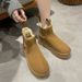 Thick Soled Microfiber Leather Snow Boots For Women New Hot Selling Cotton Shoes Plus Velvet And Thickened Women's Cold Proof And Warm Snow Boots_vogvips.com