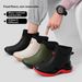Voyage 2025 New Fashion Short Tube Fleece-Lined Rain For Men, Non-Slip Wear-Resistant Thick-Soled Waterproof Kitchen Rubber_vogvips.com