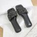 2025 Summer New Glitter Sequin Flat Soft Sole Comfortable Casual Women's Slippers Large Size_vogvips.com