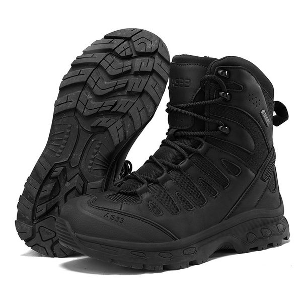 New Thick Soled Breathable Combat Boots For Men, Comfortable Boots_vogvips.com