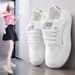 Little White Shoes Schoolgirl Trendy Versatile Platform Single Shoes Casual Shoes_vogvips.com