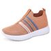 Spring New Breathable Mesh Cross-Border Large Size Slip-On Lazy Soft Sole Versatile Women's Single Shoes_vogvips.com