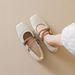 Blogger With The Same Ballet Mary Jane Shoes Women's Thick High Heels Light Mouth Evening Shoes_vogvips.com