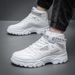 European Warm Series Martin Winter 2025 New Men's Korean Style High-top Cotton Shoes Work Boots Large Size 46_vogvips.com