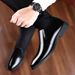 2025 Spring Casual Men's Leather Korean Edition British Business Round Head Soft Soled Shoes_vogvips.com