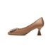 6388-2 Toe High Heel Women 2025 Autumn New Women' Thin Heel Shallow Mouth Rhinetone Square Buckle Elegant Single_vogvips.com