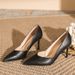 Luxury Leather Pumps - Hidden Platform Stiletto Heels (CEO Office Shoes, Arch Support, Wrinkle-Resistant Toe Box)_vogvips.com