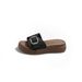 Cross-border Hot-selling 2025 New Model Buckle Women, Summer Outdoor Wear, Thick-soled, Non-slip, Fashionable Women's_vogvips.com