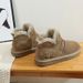2023 Winter New Casual Thick Sole Leather And Wool Integrated Plush And Warm Snow Cotton Boots_vogvips.com
