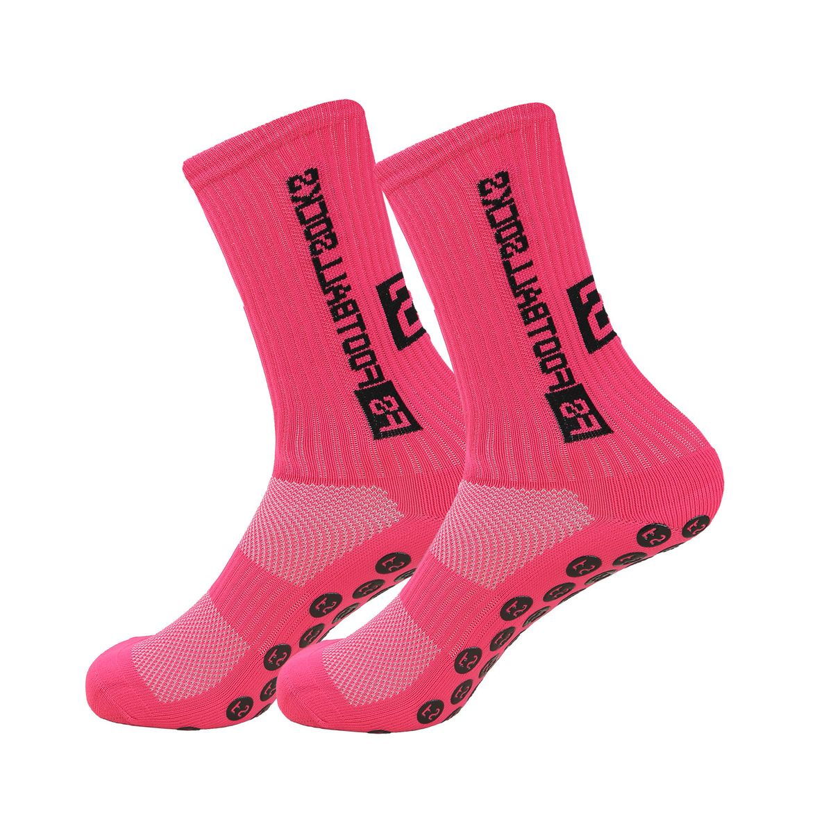 Thickened football socks men's and women's training socks non-slip tube professional running sports football glue non-slip socks_vogvips.com
