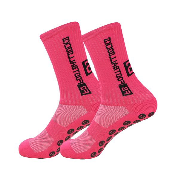 Thickened football socks men's and women's training socks non-slip tube professional running sports football glue non-slip socks_vogvips.com