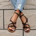 Roman Sandals Women's Summer Flat-bottomed Wholesale New Thick-soled French High-end Soft-soled Outer Fairy Beach Shoes_vogvips.com