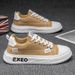 Canvas Men's Winter Breathable Casual Low-top Flat Shoes, Student Trendy Versatile Sports Design Niche Cloth Shoes_vogvips.com