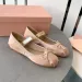 Mary Jane Ballet Designer Elegant Evening Dance Fashion Dress Shoes Flat Sandals Women's Luxury Brand Leather Factory_vogvips.com
