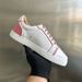 Top-level Version Men's Genuine Leather Casual Shoes Fashion Red Sole Sneakers Top Layer Cowhide British Style Comfortable Breathable_vogvips.com