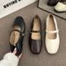 Soft-soled Shallow Mouth Versatile Flat-soled Single Shoes Women's Shoes Lightweight Low-heeled Casual Word Mary Jane_vogvips.com
