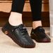 Sneakers For Women Leather Casual Vulcanized Female Shoe Soft Comfortable Flat Loafers Slip On Shoes Zapatillas De Mujer_vogvips.com