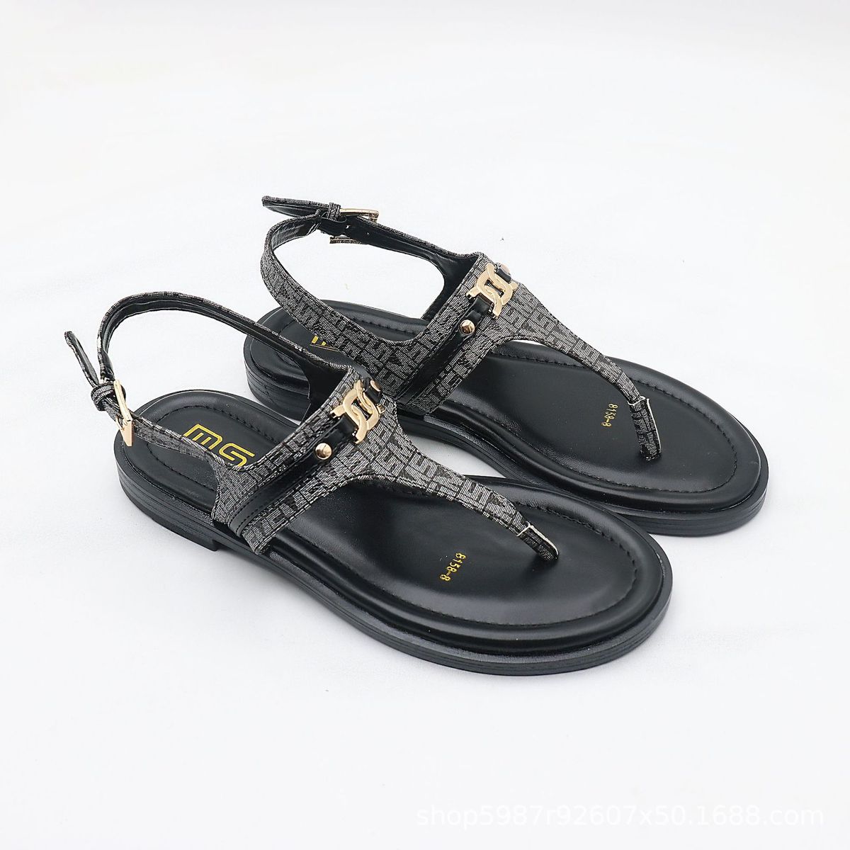 Flat Sandals Summer Flip Flops Sandals Flat Clip Roman Fairy Style Outdoor Round Toe Slippers Women Ins Trend Women Sandals_vogvips.com