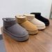 Women's 4cm Hidden-heel Snow Boots, Short Leather Thick-soled Warm Winter Cotton Shoes_vogvips.com