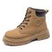 High-top Martin Women, Autumn New British Style Short Korean Version Versatile Thick-soled Casual Work Boots, Snow Boots_vogvips.com